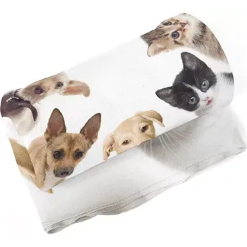 deka Sablio Deka Štěňátka a koťátka - 150x120 cm