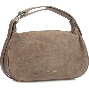 Kabelka Toscanio kabelka z pravé kůže béžová