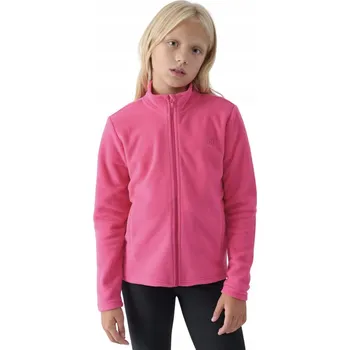 Podprsenka 4F FLEECOVÁ MIKINA PRO DÍVKY F261 fuchsiová / 152 cm