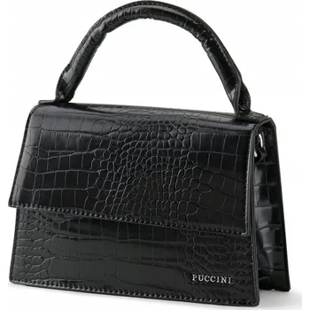 Kabelka PUCCINI kabelka kufřík eko kůže černá