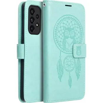 Pouzdro na mobilní telefon Flipové pouzdro Coolcase Mezzo Zelený lapač snů na mobil Samsung Galaxy A52 / A52 5G / A52s 5G (Flip kryt či obal Forcell MEZZO na mobil Samsung Galaxy A52 / A52 5G / A52s 5G - Zelený lapač snů)