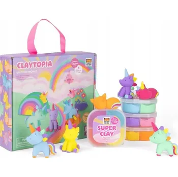 Modelovací hmota Tiger Tribe Plastická Dobrodružství: Jednorožci modelína hračka na modelování