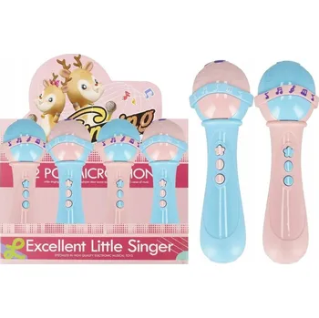 Mikrofon MIKROFON NA BATERIE 20CM MIX BAREV MC DISP 12/144/288 MEGA CREATIVE