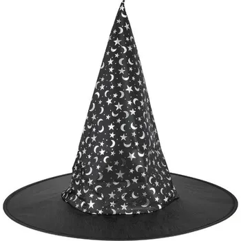 Karnevalový kostým Klobouk hvězdičky stříbrný HALLOWEEN Karneval kostým