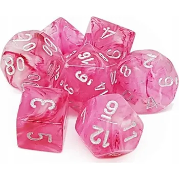 Příslušenství k deskovým hrám RPG kostky 7 ks Ghostly Glow, fosforeskující