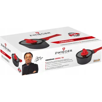Hrnec Zwieger OBSIDIAN rendlík 1 l s poklicí 16 cm OBSIDIAN Indukce Greblon