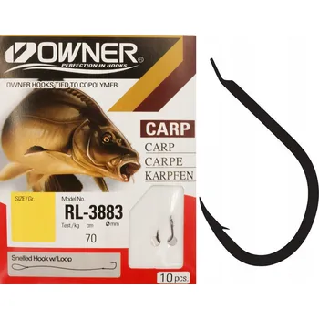 Rybářský háček Háčky na vodu, plovoucí háčky, s návazcem, s protihrotem Owner RL-3883 9 ks