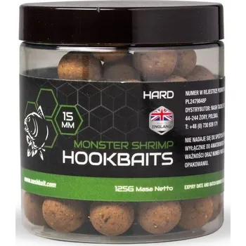Boilies Nash Monster Shrimp Tvrdé boilies 15mm