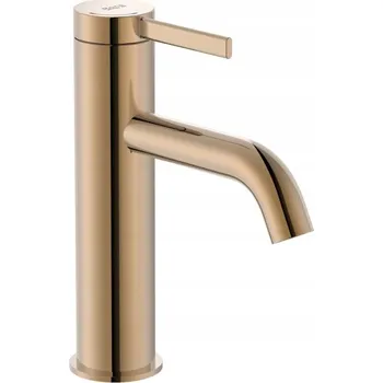 Vodovodní baterie Stojánková umyvadlová baterie Roca Ona zlatá