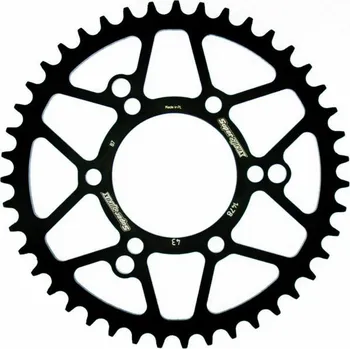 Řetězová sada pro motocykl Řetězová rozeta SUPERSPROX RFE-1478:43-BLK černý 43 zubů, 530