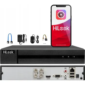 IP kamera Záznamové zařízení HiLook DVR-4CH-4MP (4kanálový DVR rekordér)