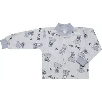 ESITO | Kojenecký kabátek Teddy bears Grey - šedá / 68