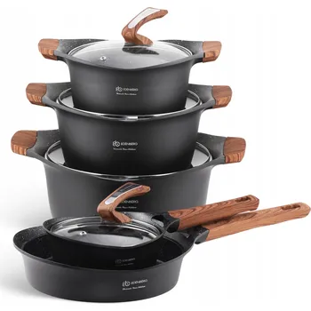 Sada nádobí Sada hrnců Edenberg Decorate Your Kitchen hliníková 15 ks