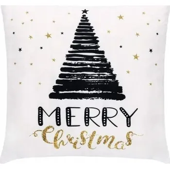 Dekorativní polštářek POVLEČENÍ NA DEKORAČNÍ POLŠTÁŘEK 40x40 cm VÁNOČNÍ OZDOBNÉ SE VZOREM