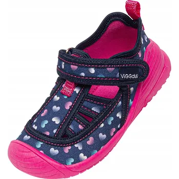 Dívčí bačkory VIGGAMI DĚTSKÉ PAPUČE PAPUČE BOTY DO ŠKOLKY NA SUCHÝ ZIP KARINA 24