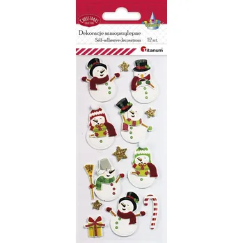 samolepka Samolepky nálepky Titanum 12 ks