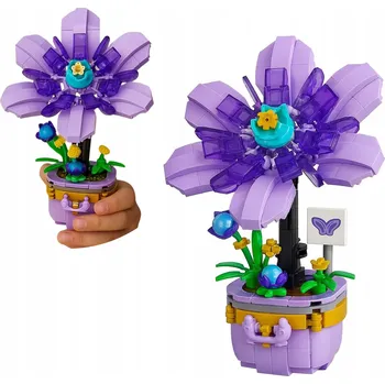 ostatní stavebnice KVĚTINOVÉ STAVEBNICE DÁREK STAVEBNÍ SADA KVĚTIN 3D PRO DĚTI 170 dílů 33027