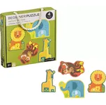 Petit Collage První puzzle mláďata safari - poškozený obal