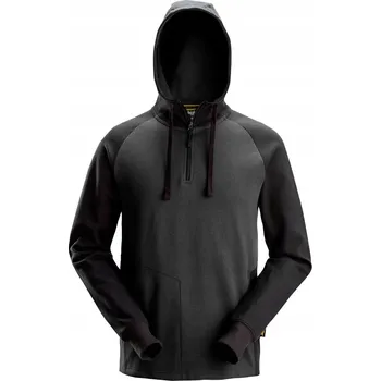 Pánská mikina Mikina Snickers Two s kapucí - ocelově šedá/černá