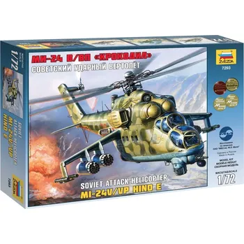 Plastikový model Corfix Model Kit vrtulník 7293 - MIL MI-24V/VP Hind E (1:72)
