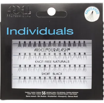 Péče o řasy a obočí Ardell Řasy a příslušenství Individuals sada 56 trsů řas Flare Short Black
