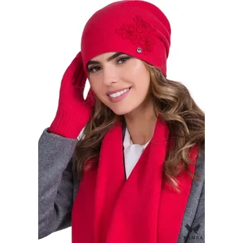 Čepice Kamea zimní čepice beanie červená, univerzální velikost (54-60)