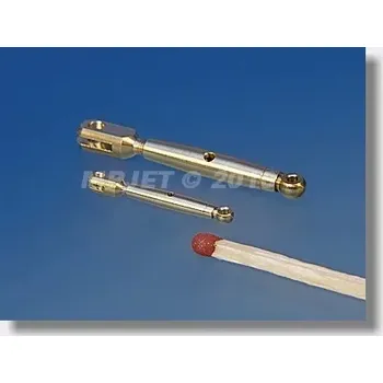 RC náhradní díl MP Jet 2854 Napínák M3-pravá koncovka s drážkou, 2ks