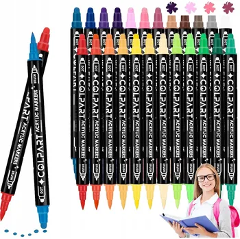 FIXY 26 BAREV, OBOUSTRANNÉ, DVOJITÁ HLAVA PRO NÁČRT