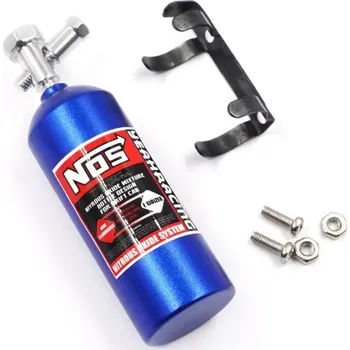 RC model Yeah Racing Hliníková maketa tlakové nádrže NOS Nitrous Oxide, hmotnost 23g pro 1/10