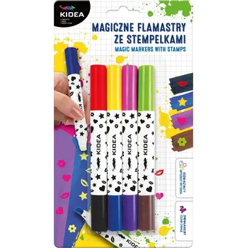 KIDEA MAGICKÉ FIXY S RAZÍTKY 8 BAREV - 4 FIXY