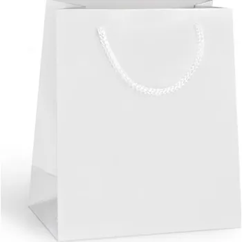 Dárková taška bílá Monza 16x8x19 MAT CRBI09