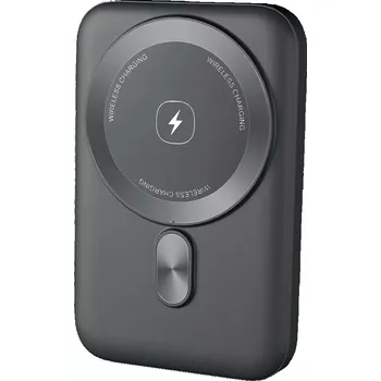 Powerbanka MOONX powerbanka MagSafe MP03 PD 20W 1xUSB-C + 1xUSB QC3.0 22.5W 5000mAh černá