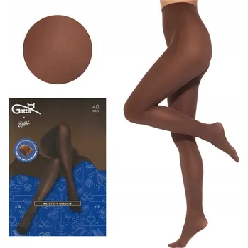 Dámské oblečení Punčocháče Gatta Wedel hladké mikrovlákno kryjící 40 DEN milky choco + 5