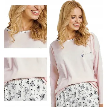 Dámské pyžamo Taro dámské pyžamo bavlna růžové velikost XL