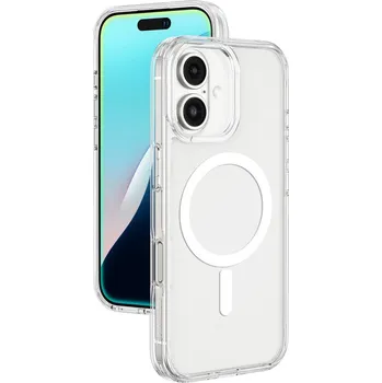 Pouzdro na mobilní telefon Pouzdro AmazingThing Minimal Mag s magnetickým kroužkem pro iPhone 16 - průhledné