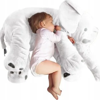 plyšák Plyšák Miś Gustaw Slůně 70 cm růžová