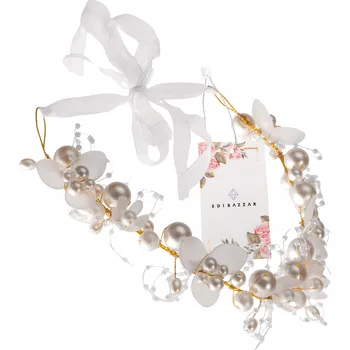 Ozdoba do vlasů Bílý Věneček Čelenka do Vlasů Ozdoba do Vlasů Pro Děti Boho