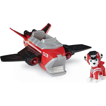 Figurka Tlapková patrola Marshall a jeho tryskáč Jet Rescue – hasičská figurka se světlem a zvukem