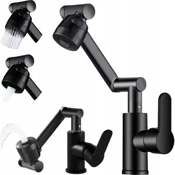 Vodovodní baterie Stojánková kuchyňská baterie SteinMedia Black černá