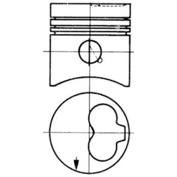 Píst motoru Píst KOLBENSCHMIDT (93260600)