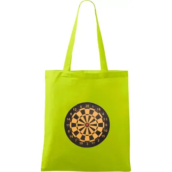 Terč na šipky - Taška bavlněná - 42 x 38 cm ( Limetková )