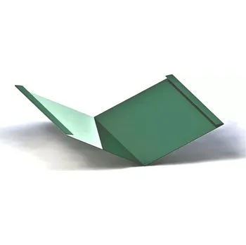 Úžlabí klasik r.š.400mm pozink Lakovaný RAL 6020 chromová zelená s folií dl.2m