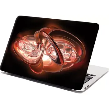 samolepka Sablio Samolepka na notebook Červená abstrakce - 29x20 cm