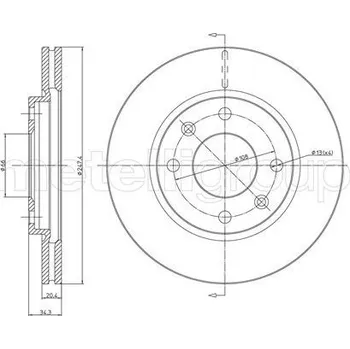 Brzdový kotouč Brzdový kotouč CIFAM (800-238)