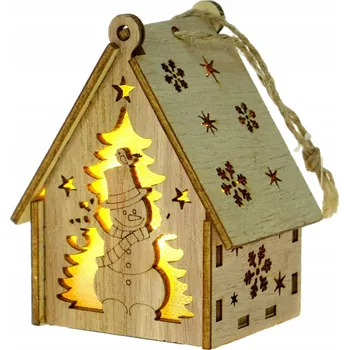 Vánoce Lucerna dřevěná Adar 8 cm