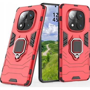 Pouzdro na mobilní telefon Zadní Kryt Radian pro Xiaomi Redmi Note 14 Pro 4G červený