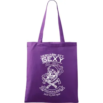 Nesnáším být sexy - dřevorubec - Taška bavlněná - 42 x 38 cm ( Fialová )