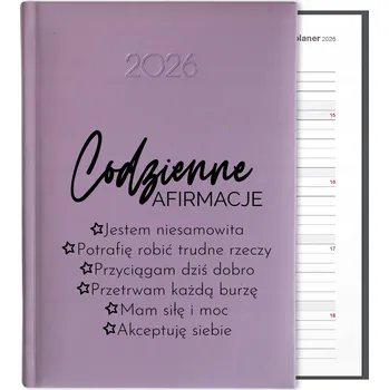 Kalendář Knižní kalendář 2026 A5 FunnyCase fialový