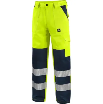 Dámské tričko CANIS NOHAVICE NORWICH DP HI-VIS ZLTE 46, Barva žlto-modrá, Velikost 48