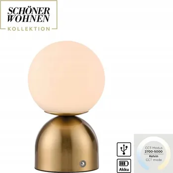 Lampička Paul Neuhaus Stolní lampa RUDI 19218-12 Zlatá